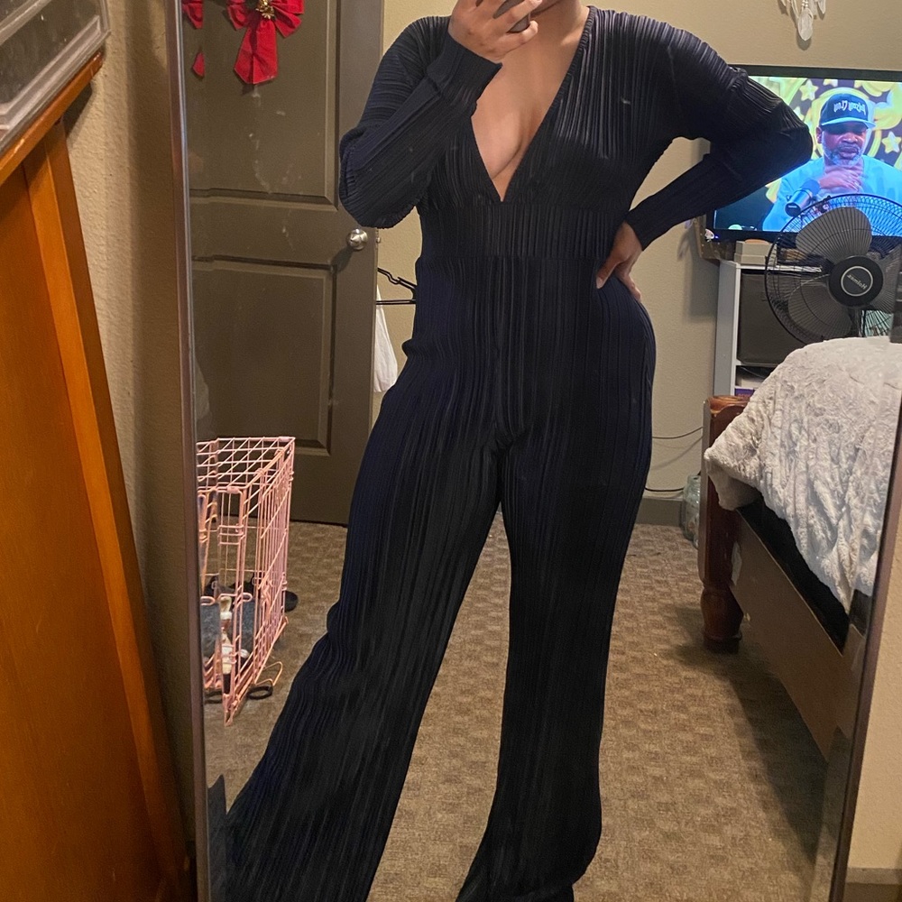 Women’s navy jumpsuit PLT